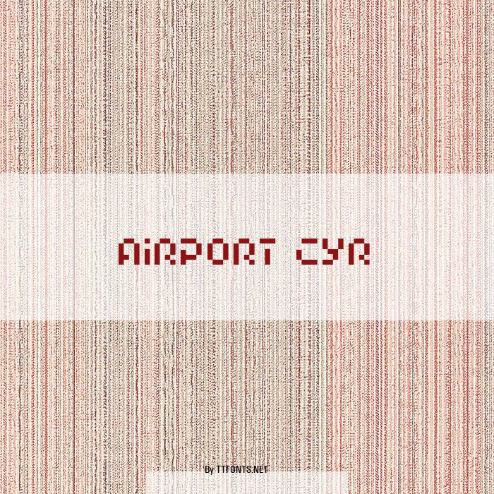 Airport Cyr example
